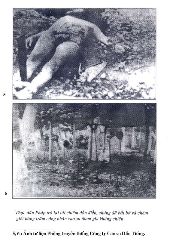 15 16 Ảnh tư liệu tại Phòng truyền thống Công ty cao su Dầu Tiếng 2