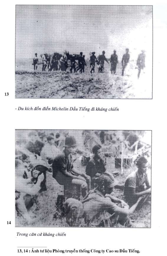 15 16 Ảnh tư liệu tại Phòng truyền thống Công ty cao su Dầu Tiếng 6