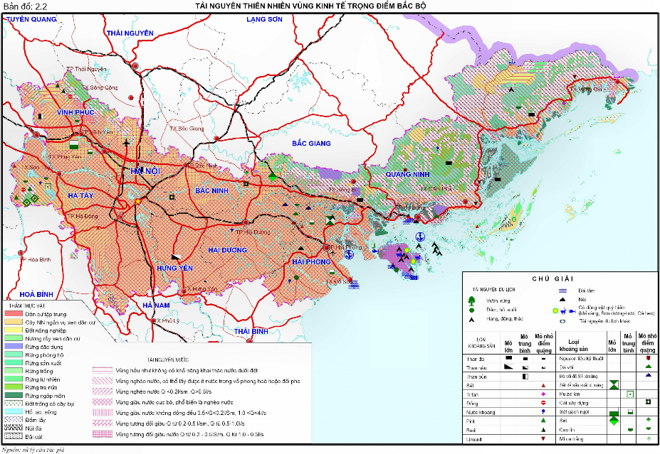 Bảng 2 5 Cơ cấu ngành kinh tế của Vùng KTTĐBB trong các giai đoạn 1995 2000 2001 2