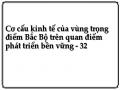 Cơ cấu kinh tế của vùng trọng điểm Bắc Bộ trên quan điểm phát triển bền vững - 32