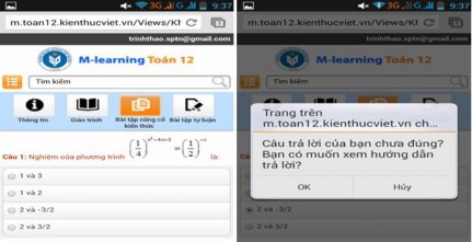 Hình 2 26 Nếu HS cần sự hướng dẫn sau khi đã chọn sai hoặc hết thời gian 6