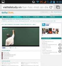 Hình 1 2 Minh họa giao diện hệ thống ViettelStudy Các nội dung học tập có trên 2