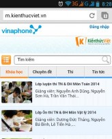 Hình 1 3 Minh họa giao diện hệ thống kiến thức Việt Qua khảo sát thực tế 3