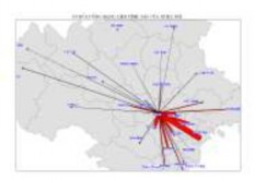 Luồng hàng 2008 Luồng hàng 2010 Luồng hàng 2020 Luồng hàng 2030 Luồng khách 2008 4