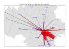Luồng hàng 2008 Luồng hàng 2010 Luồng hàng 2020 Luồng hàng 2030 Luồng khách 2008 6