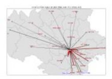 Luồng khách 2008 Luồng khách 2010 Luồng khách 2020 Luồng khách 2030 Nguồn Quy hoạch 7