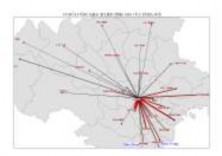 Luồng khách 2008 Luồng khách 2010 Luồng khách 2020 Luồng khách 2030 Nguồn Quy hoạch 8