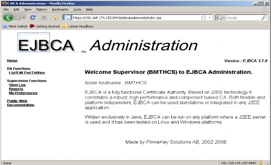 Hình 8 10 Giao diện giám sát của người dùng Supervisor BMTHCS Ký và mã hóa thư 8