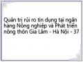 Phan Thị Thu Hà, 2006, Rủi Ro Tín Dụng Của Hệ Thống Ngân Hàng