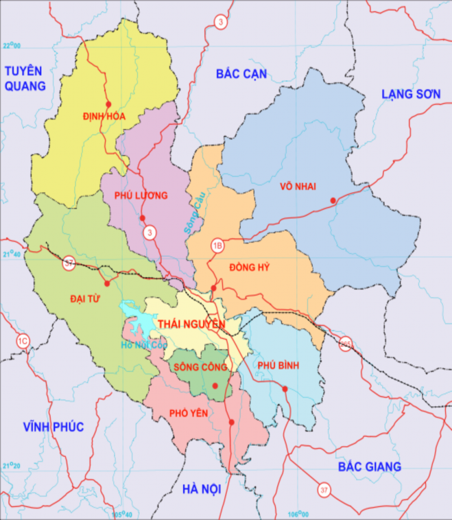 PHỤ LỤC Phụ lục 1 Bản đồ du lịch Thái Nguyên http lehoivanhoatra wordpress com 1