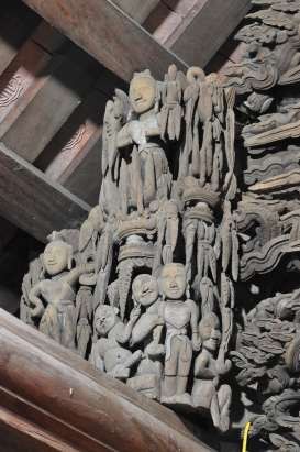 1 12 Mảng chạm 4 nụ cười phong cách nghệ thuật thế kỷ 17 đình Hưng Lộc 12