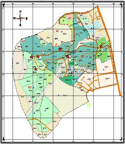 Hình 2 1 Sơ đồ phân bố OTC trên núi Luốt Số liệu được thu thập trong OTC bao 1