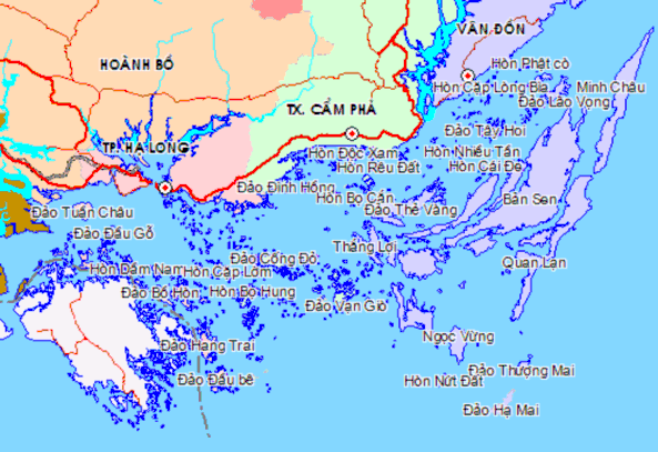 Hình 1 Bản đồ vịnh Hạ Long Nguồn UBND Thành phố Hạ Long Hình 2 Hình ảnh các 1