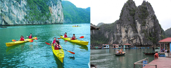 Hình 2 Hình ảnh các sản phẩm du lịch tiêu biểu Hình 3 Tàu Golden Lotus đạt tiêu 2