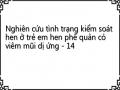 Nghiên cứu tình trạng kiểm soát hen ở trẻ em hen phế quản có viêm mũi dị ứng - 14