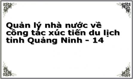 Quản lý nhà nước về công tác xúc tiến du lịch tỉnh Quảng Ninh - 14