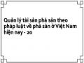 Định Hướng Hoàn Thiện Pháp Luật Về Quản Lý Tài Sản Phá Sản Ở Việt Nam