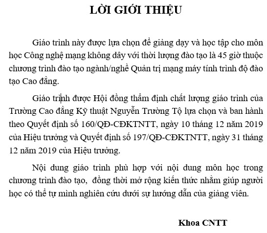 TUYÊN BỐ BẢN QUYỀN Tài liệu này thuộc loại sách giáo trình nên các nguồn 2