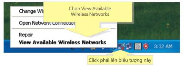 Bước 2 Chọn tên mạng không dây của bạn và click Connect Nếu máy tính không 15
