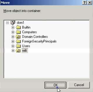 Kích phải chuột vào OU wifi → chọn New → Group để tạo 1 group mới Nhập Group 19