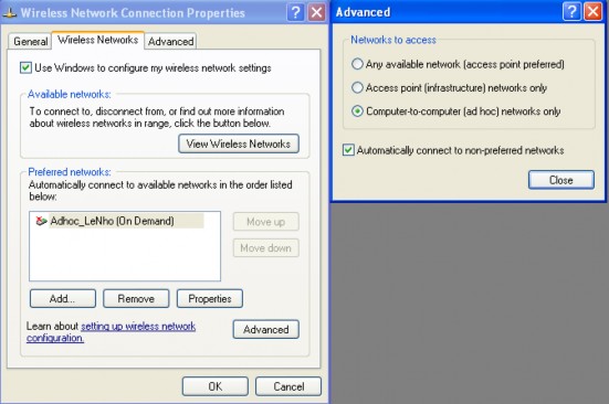 Bước 5 trở lại hộp thoại Wireless Network Connection Properties kích chuột vào mục 1
