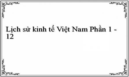 Lịch sử kinh tế Việt Nam Phần 1 - 12