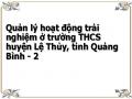 Quản lý hoạt động trải nghiệm ở trường THCS huyện Lệ Thủy, tỉnh Quảng Bình - 2