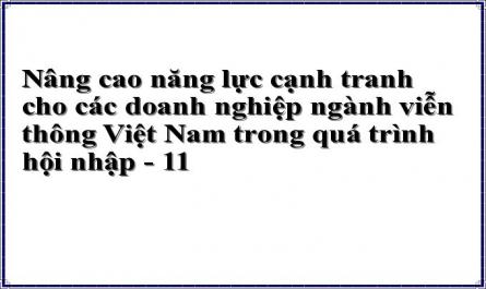Nâng cao năng lực cạnh tranh cho các doanh nghiệp ngành viễn thông Việt Nam trong quá trình hội nhập - 11