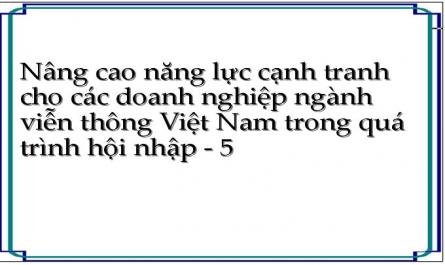 Mô Hình Phát Triển Hoạt Động Cạnh Tranh Viễn Thông Ở Việt Nam