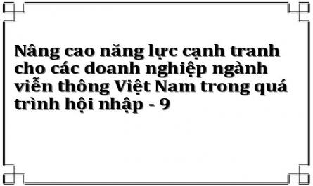 Các Giải Pháp Tài Chính Nâng Cao Năng Lực Cạnh Tranh Của Các Doanh Nghiệp Ngành Viễn Thông Việt