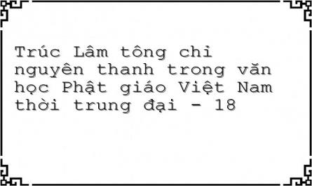 Trúc Lâm tông chỉ nguyên thanh trong văn học Phật giáo Việt Nam thời trung đại - 18