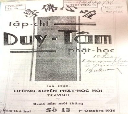 7 Tạp chí Duy tâm Phật học 8 Tạp chí Bồ đề 9 Tạp chí Bát nhã âm 10 Tạp chí 2