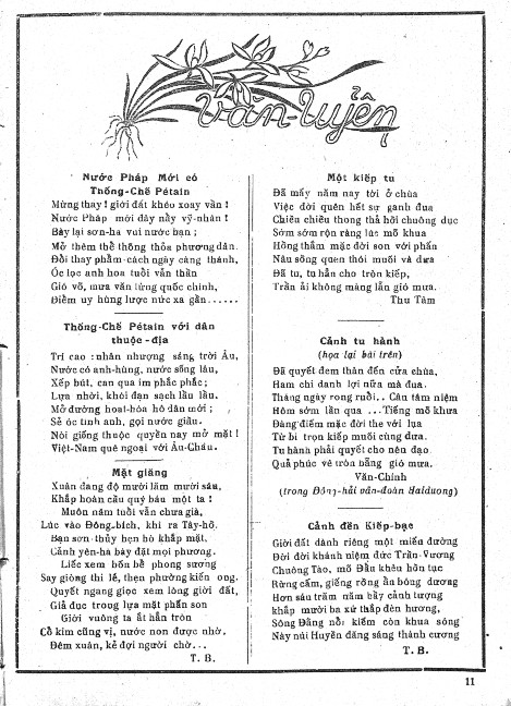 Mục Văn uyển trên tạp chí Quan âm số 24 8