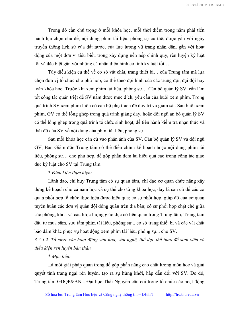 Luận văn thạc sĩ khoa học giáo dục Giáo dục kỷ luật cho sinh viên tại Trung tâm Giáo dục quốc phòng và an ninh - Đại học Thái Nguyên - 8 Trang 93