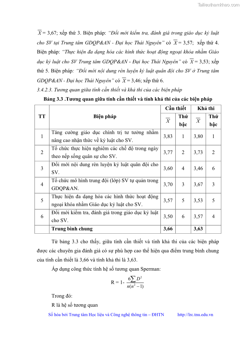 Luận văn thạc sĩ khoa học giáo dục Giáo dục kỷ luật cho sinh viên tại Trung tâm Giáo dục quốc phòng và an ninh - Đại học Thái Nguyên - 9 Trang 106