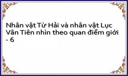 Nhân vật Từ Hải và nhân vật Lục Vân Tiên nhìn theo quan điểm giới - 6