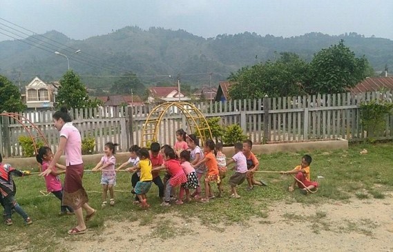 Tổ chức hoạt động vui chơi cho trẻ mẫu giáo 5 - 6 tuổi ở các trường Mầm non huyện Peck, tỉnh Xiêng Khoảng, nước CHDCND Lào - 16 2