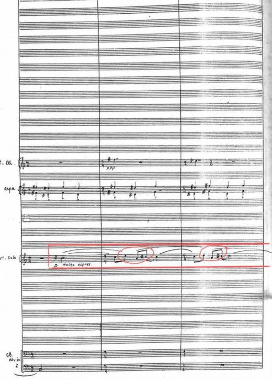 2 Symphony số 5 Chương I – Chủ đề 1 nhịp 1 – 5 3 Symphony số 6 Chương II – 5