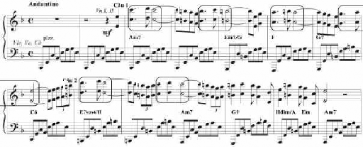 Ví dụ 2 6 Ca Lê Thuần – Thơ giao hưởng nhịp 76 89 Giai điệu được bắt đầu 1