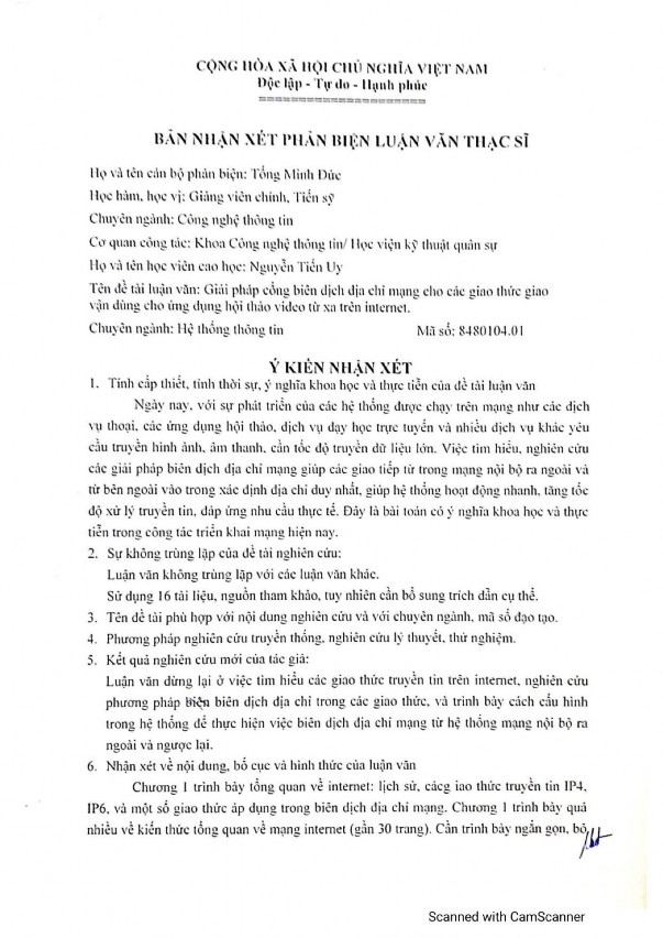 Giải pháp cổng biên dịch địa chỉ mạng cho các giao thức giao vận dùng cho ứng dụng hội thảo video từ xa trên internet - 11 2