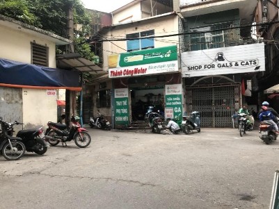 Hình 2 4 Ngõ 294 đường vào dự án Phía nút Kim Mã Hình 2 5 Hiện trạng dự án 2