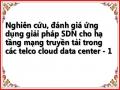 Nghiên cứu, đánh giá ứng dụng giải pháp SDN cho hạ tầng mạng truyền tải trong các telco cloud data center - 1
