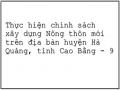 Đánh Giá Chung Về Việc Thực Hiện Chính Sách Xây Dựng Nông Thôn Mới Tại Huyện Hà Quảng, Tỉnh Cao Bằng
