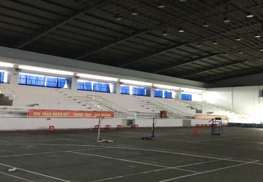 Hình 2 Bên trong trụ sở Nhà thi đấu đa năng thanh phố Long Xuyên Khu dân cư Bắc 2