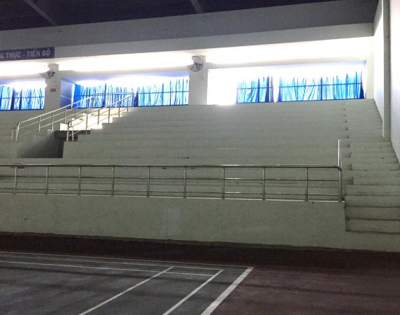 Hình 2 Bên trong trụ sở Nhà thi đấu đa năng thanh phố Long Xuyên Khu dân cư Bắc 3