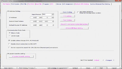 Hình 3 11 Cửa sổ thiết lập Built in Ethernet port setting Trong mục I O Assigment Khai 6