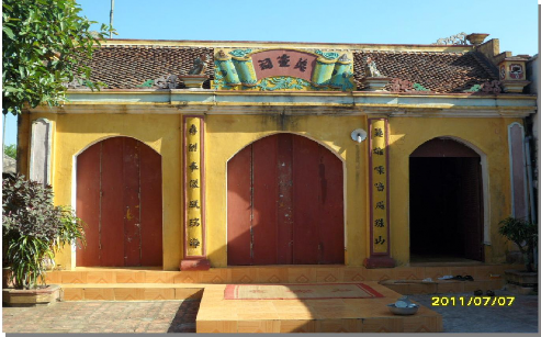 1 Đền Quan Lớn Thống trước khi tu sửa Người chụp Hoàng Nguyễn Chiều Cán bộ 1