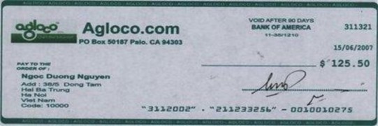 Căn cứ vào hình thức thanh toán séc Séc tiền mặt Ngân hàng thanh toán sẽ trả 4