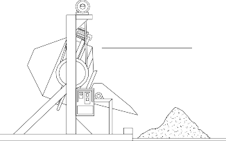 máy trộn s 739a máy thi công bê tông lót Dung tÝch 250 l 0 25m 3 Suất hiệu 0 165m 3 41