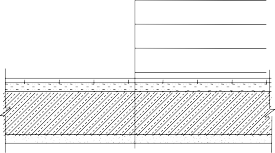 Lớp gạch lát dày 1 cm Lớp vữa lót dày 2 cm Sàn btct dày 12 cm Lớp vữa trát dày 10